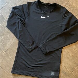 Nike Pro Men's Long Sleeve Black Shirt